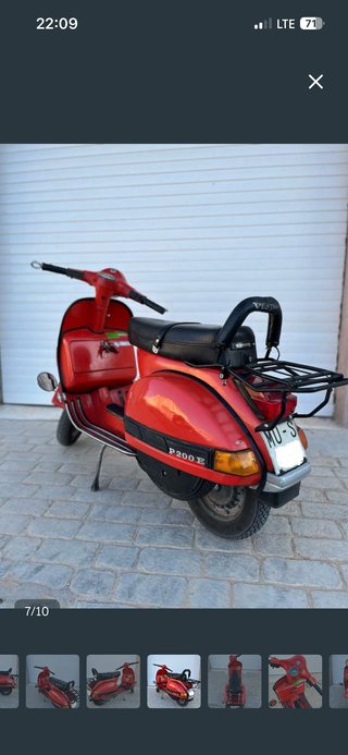 Vespa 200 DN Roja