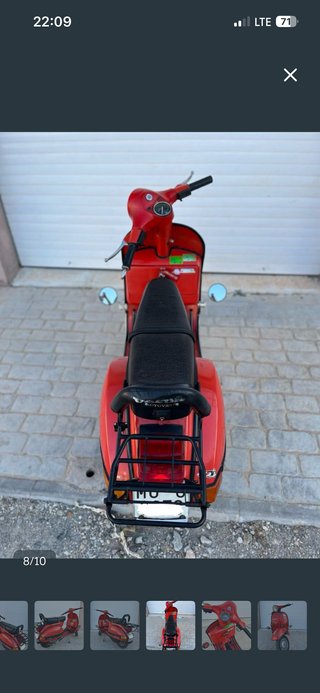 Vespa 200 DN Roja