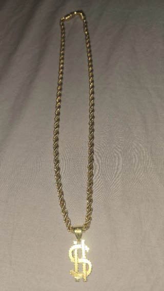 Cadena Salomónica Oro 18k Dólar