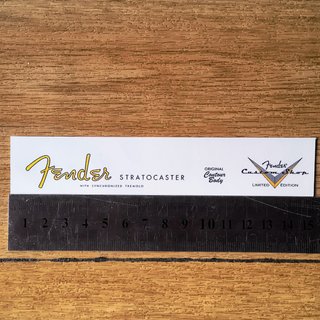 #03#Decal Fender stratocaster 50's