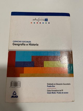 Ciencias sociales: geografía e historia. Gradua...