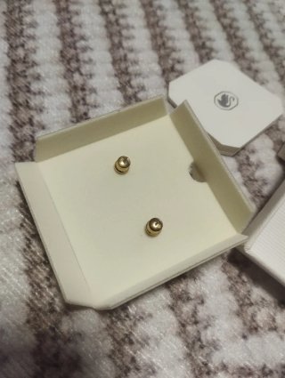 Pendientes Swarovski Estrella Perla y Cristal