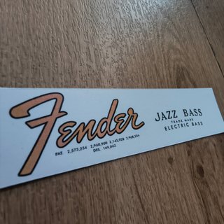 #02#Decal Fender Jazz Bass