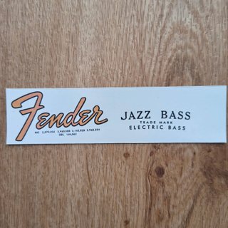 #02#Decal Fender Jazz Bass