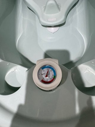 Bañera bebé con soporte y termómetro