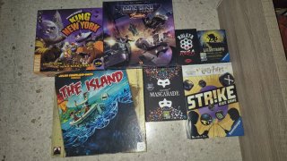 Lote 7 Juegos de Mesa: King of New York, Gang Rush