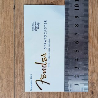 #01#Decal Fender Stratocaster 2005