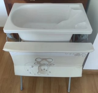Bañera Cambiador Brevi + forro