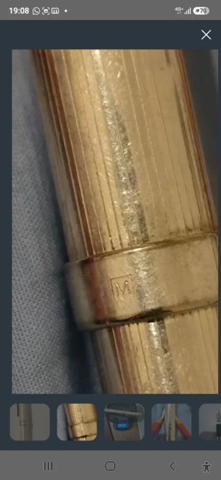 Pluma Plata Maciza 925 Genesian Raphael Vintage
