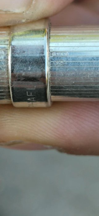 Pluma Plata Maciza 925 Genesian Raphael Vintage