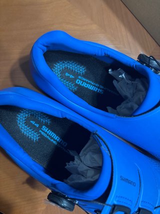 Zapatillas Ciclismo Shimano Azul Talla 43