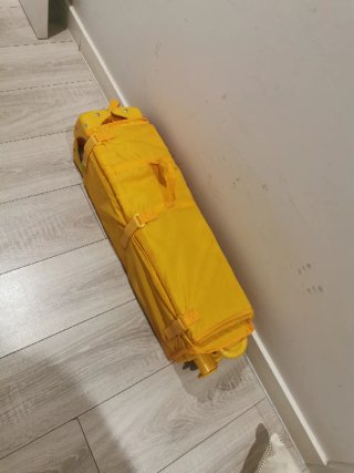 Cuna de Viaje Plegable Amarilla