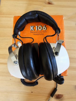 Cuffie Lenco K106 Vintage Anni '70 con Scatola