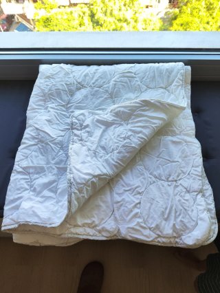 Cuna Ikea + Colchón + Protector + Edredón + Sábana