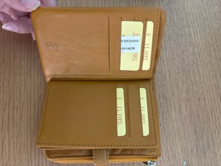 Monedero J.L. de Piel Mostaza