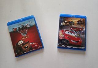 Colección Cars Blu-ray Disney Pixar 1, 2, 3 + Mate