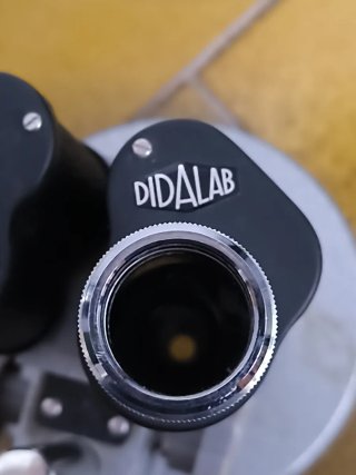 Microscopio Binocular Didalab Años 70 vintage