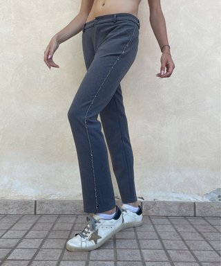 Pantaloni eleganti grigi Cristina Gavioli
