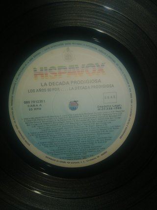 Vinilo Años 80 Por... La Década Prodigiosa