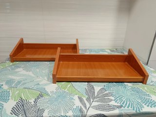2 Estanterías de Madera Marrón