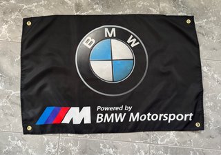 Bandera decorativa BMW logo Motorsport