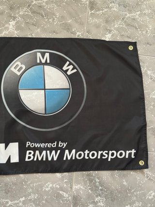 Bandera decorativa BMW logo Motorsport