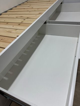 Cama Nido Blanca de Madera