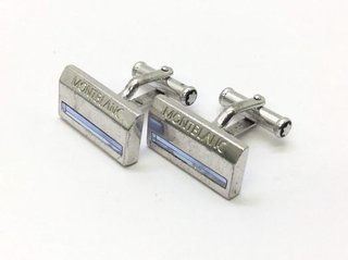 Gemelos Montblanc Plateados