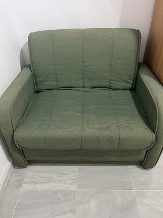 Sofá Cama Individual Verde