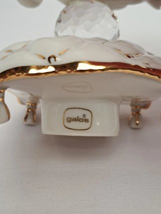 Figurita de Porcelana Galos