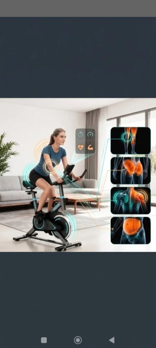 Bicicleta Spinning con Bluetooth y App