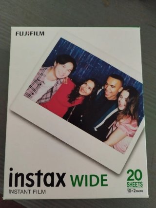 5 Packs Película Fujifilm Instax Wide (20 hojas)