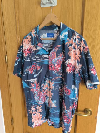 Camisa Hawaiana Jack & Jones Estampada
