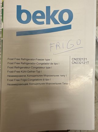 Nevera Beko Blanca