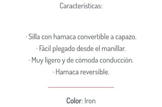 SE VENDE!!! Carrito de bebé convertible Iron