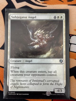 Carta MTG Subjugator Angel FOIL Innistrad Remaster