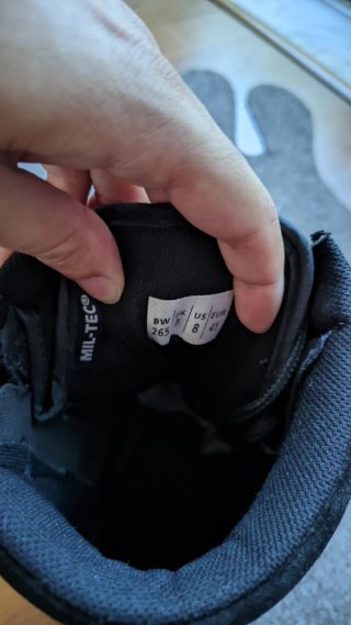 Botas Táticas Mil-Tec Pretas