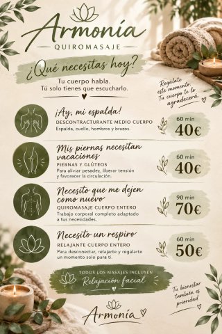 Quiromasaje profesional