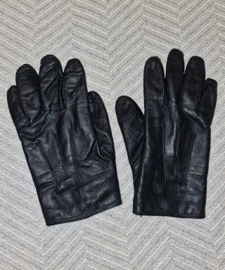 Guantes de Piel Negros