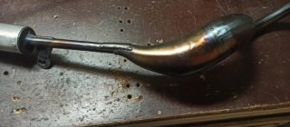 Tubo de escape TRC para Derbi Variant