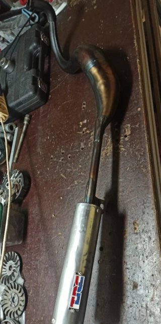 Tubo de escape TRC para Derbi Variant