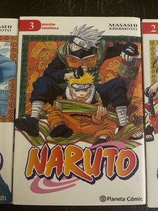 Primeros 4 mangas de naruto