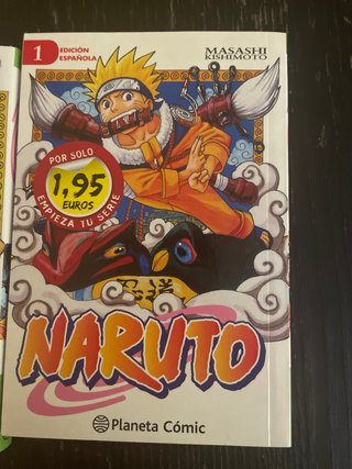 Primeros 4 mangas de naruto