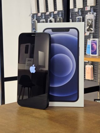IPHONE 12 64GB NEGRO BATE. 100%