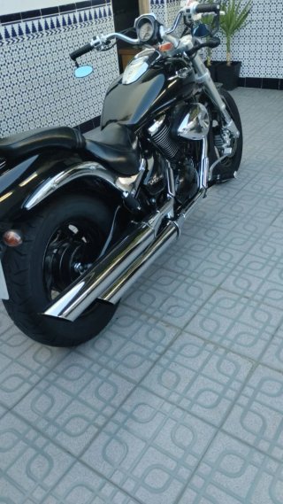 Moto Cruiser Negra