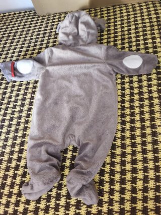 Buzo Mameluco Infantil Gris