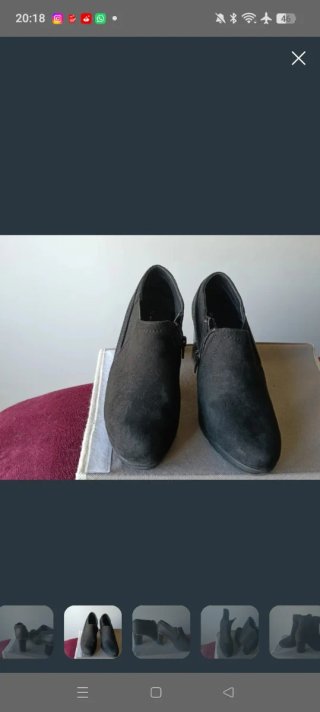 Lote 3 botines y 1 bota alta negros