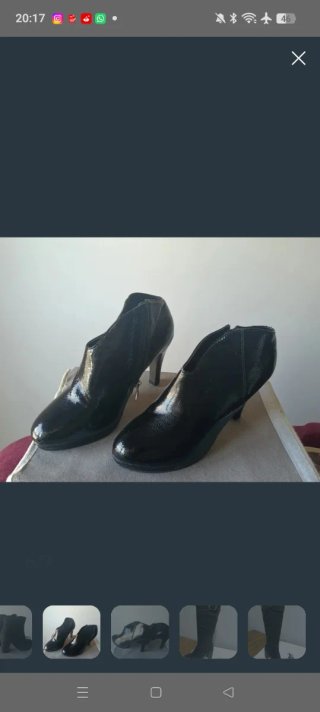 Lote 3 botines y 1 bota alta negros