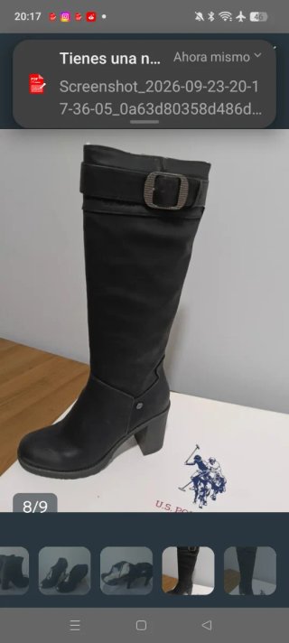 Lote 3 botines y 1 bota alta negros
