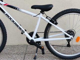 Bicicleta rockrider MTB blanca poco uso